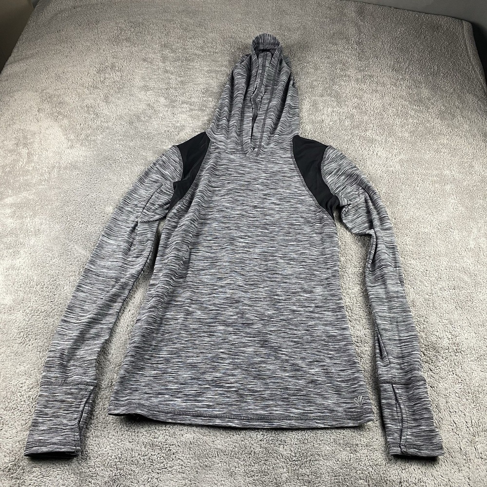 Forever 21 Hoodie Womens Small Gray Heathered Lightweight Long Sleeve